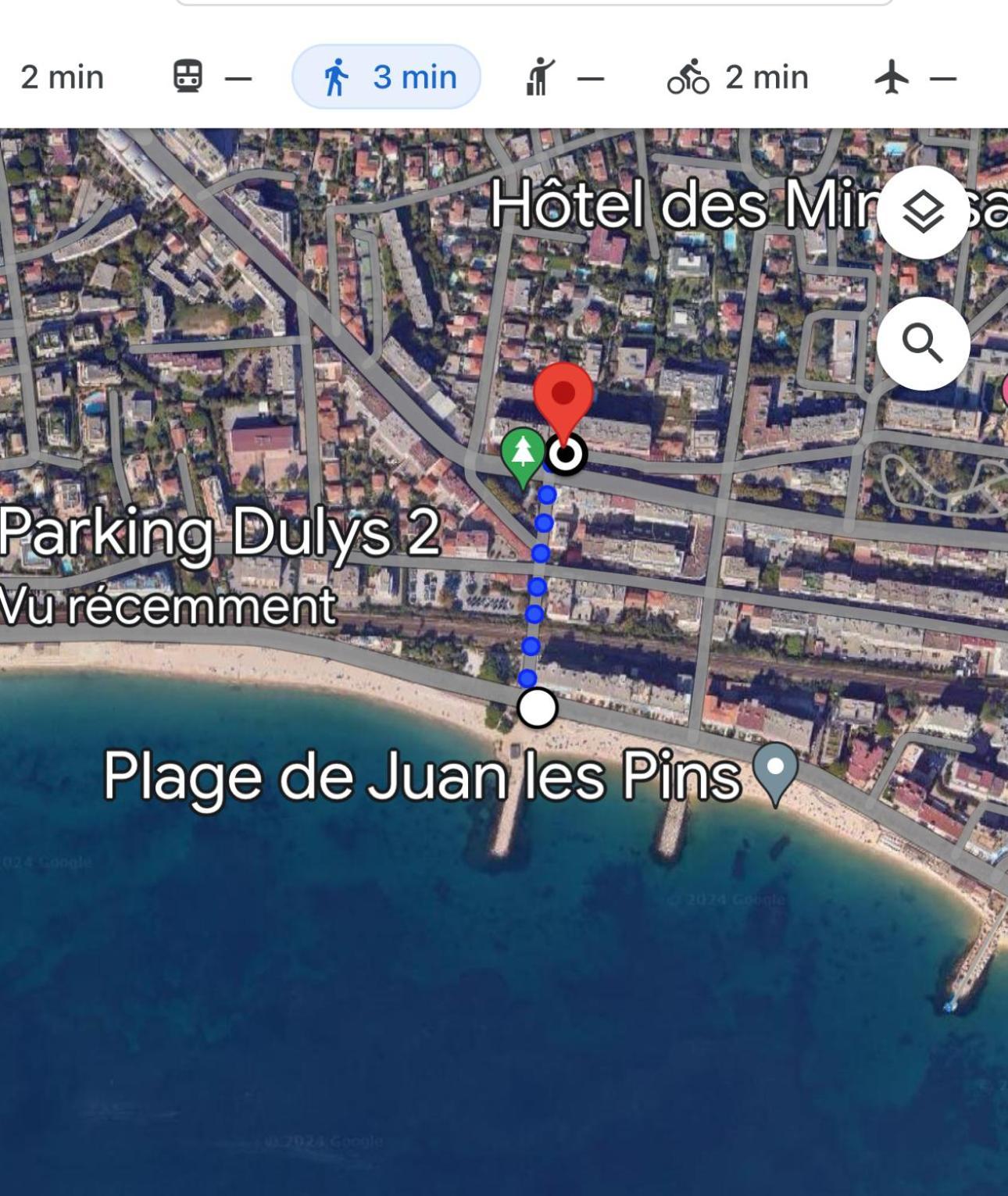 Juan-les-pins Clim-plage 200m -piscine